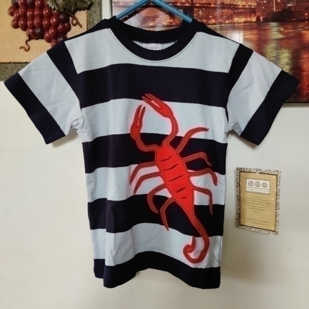 (50% off bundle) 100% Cotton Tee shirt for boy size 5 Scorpion